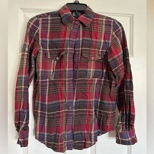 Women’s Ralph Lauren flannel- XS